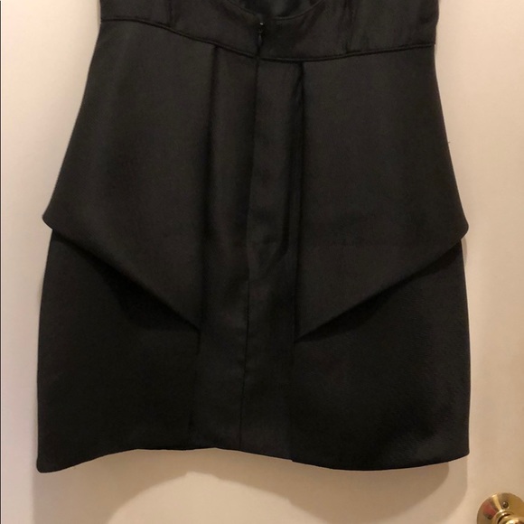 Tibi black peplum open back dress - Picture 7 of 8